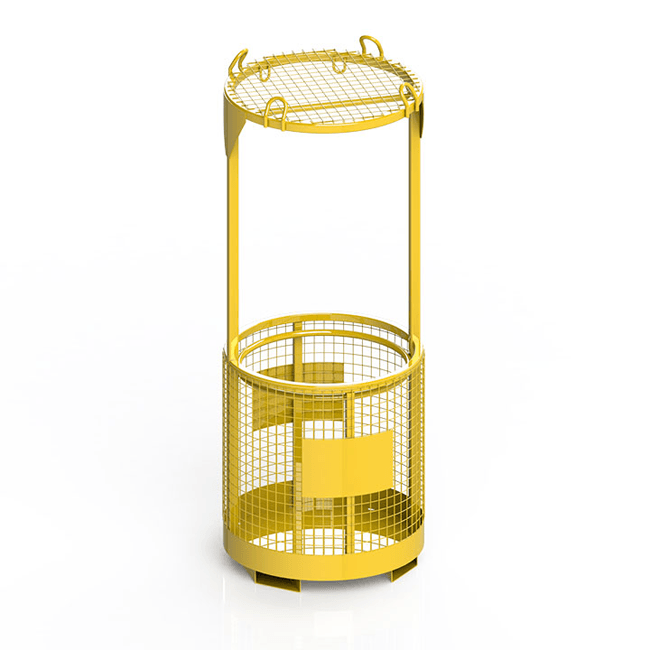 circular man cage