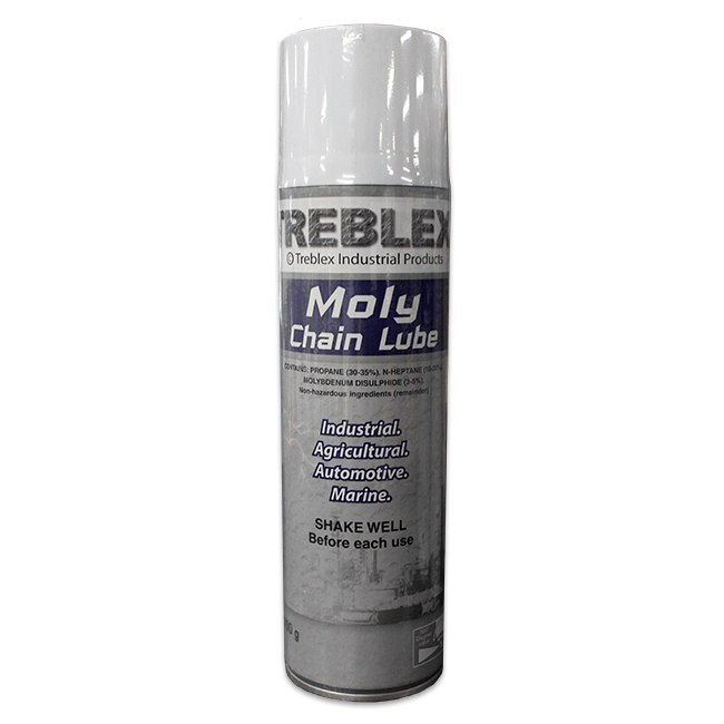 Moly chain lube lubricant Treblex