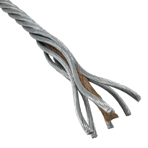 wire rope galvanised fibre core